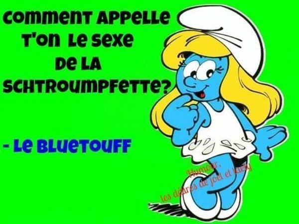 Comment appelle-t-on le sexe de la schtroumpfette ?