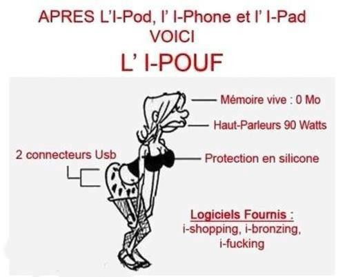 Après l'Iphone, l'Ipod et l'Ipad...