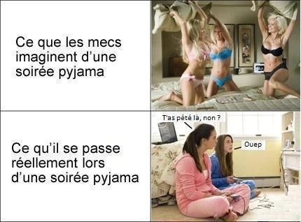 Soirée pyjama entre filles : imaginaire & réalité