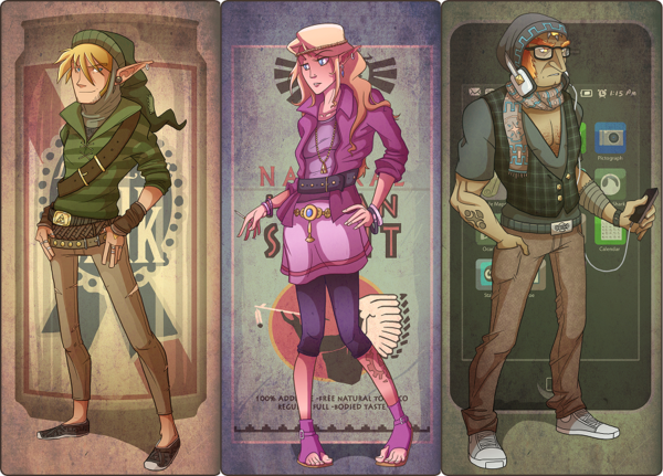 Link, Zelda, Ganondorf ont le swag