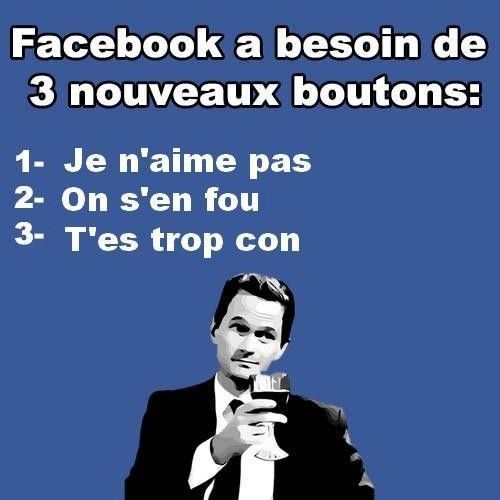 Les 3 nouveaux boutons indispensables pour Facebook