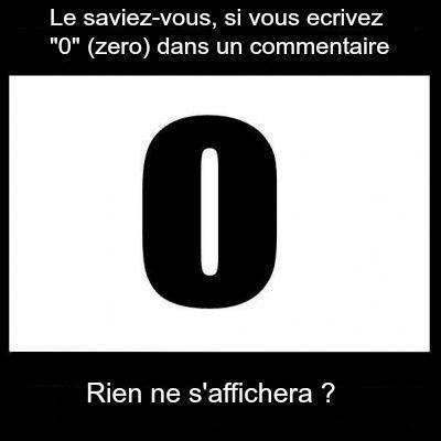 Le saviez vous ?