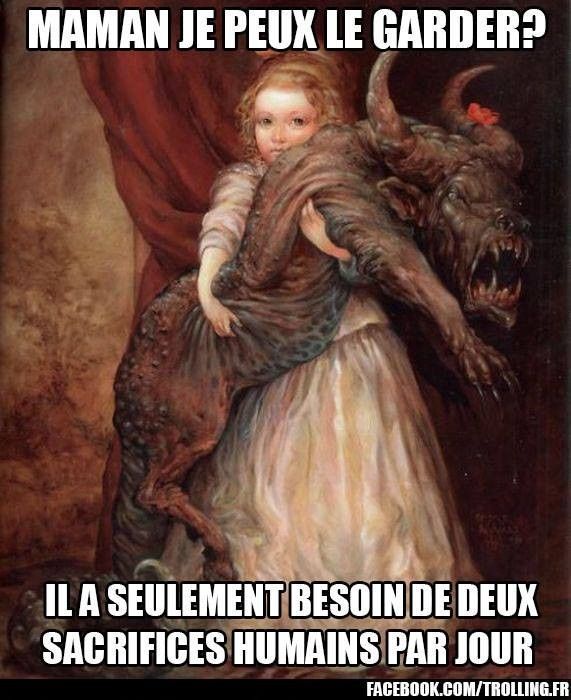 Maman je peux le garder ?