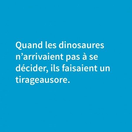 Le saviez vous ? Quand les dinosaures hésitaient...