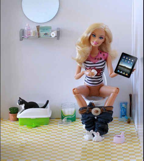 Et oui Barbie aussi a une vie quotidienne