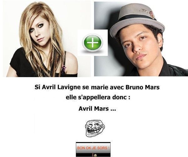 Avril Lavigne et Bruno Mars se marient ?