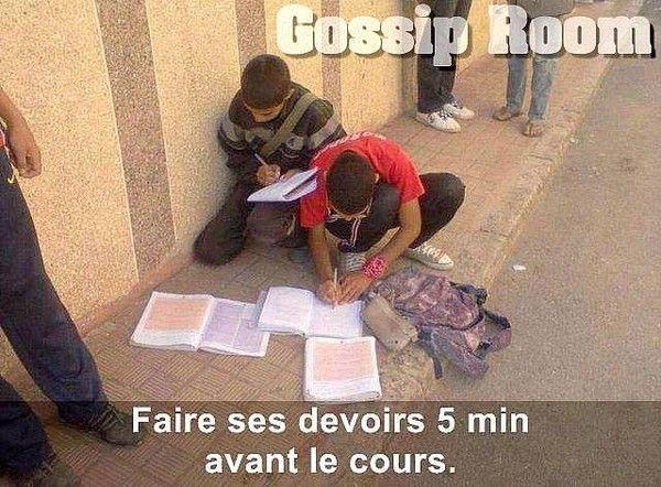 Faire ses devoirs, like a boss !