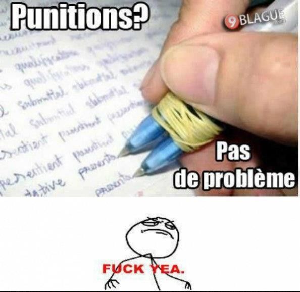 Punitions ?