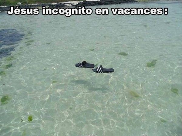 Jésus incognito en vacances