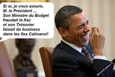 Quand Hollande fait rire Obama