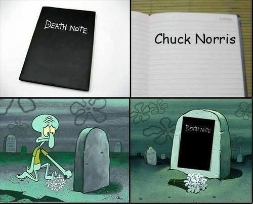 Death note vs Chuck Norris