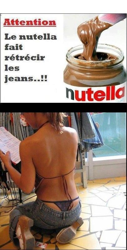 Officiel : le Nutella rétrécit les jeans !