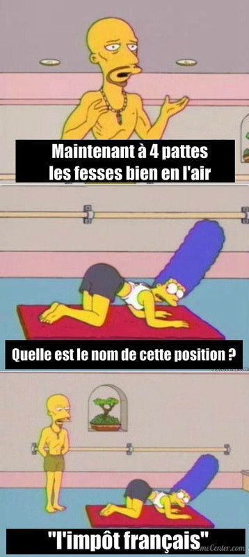 Marge Simpsons découvre la culture française