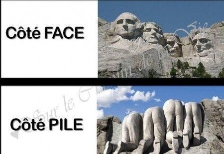 Mont Rushmore, j'ai toujours imaginé cela comme ça