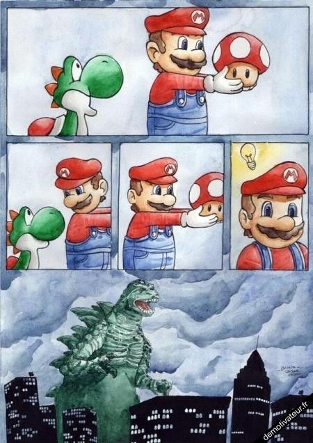 Et Mario créa Godzilla