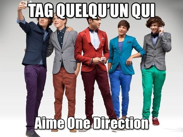 Tag quelqu'un qui aime les One Direction