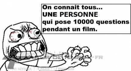 10000 questions pendant un film