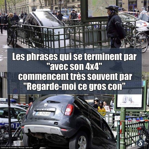 Les phrases qui se terminent pas 4X4