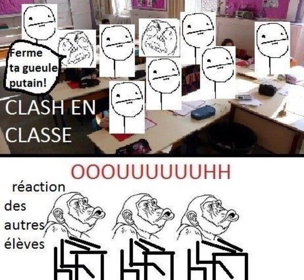 Clash en classe...