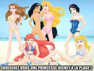 Croiserez vous une princesse Disney à la plage cet été ?
