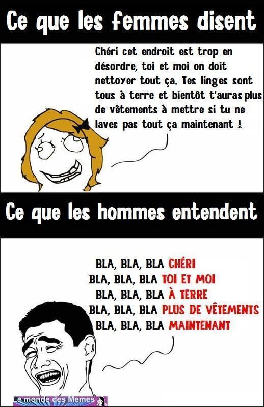 Ce que les femmes disent, ce que les hommes entendent