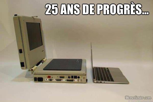 Les ordinateurs : 25 ans de progrès