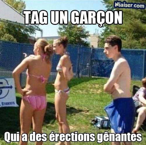 Tag quelqu'un qui a des érections gênantes...