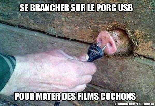 Branchement USB