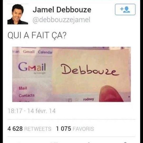 Jamel Debbouze... Nouvelle adresse mail...