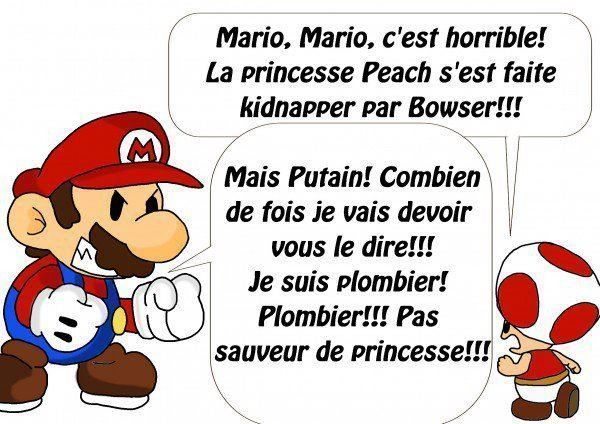 Mario en a marre !!!