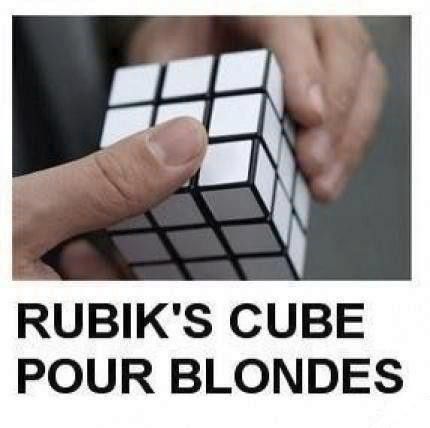 Invention : le Rubik's cube pour blondes