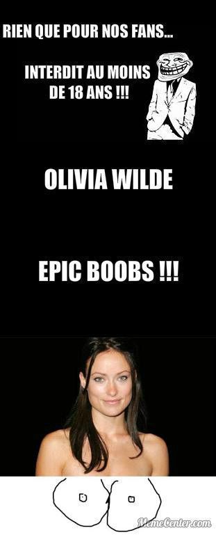 Rien que pour vous ! Olivia Wilde Epic Boobs !