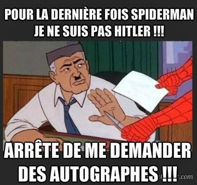 Spiderman n'a que deux neurones...