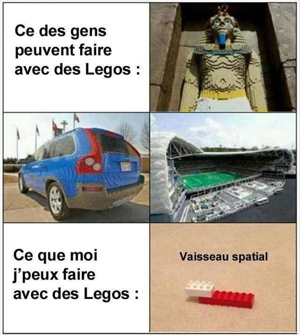 Lego : espoir vs réalité