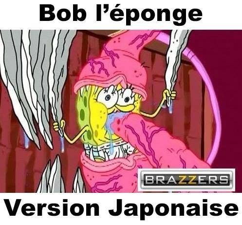 Brazzers, Bob l'éponge version japonaise