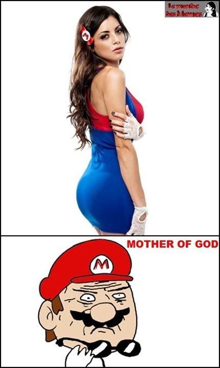 Mario a une nouvelle petite amie, mother of god 