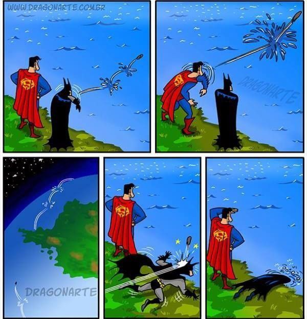 Superman Troll Batman