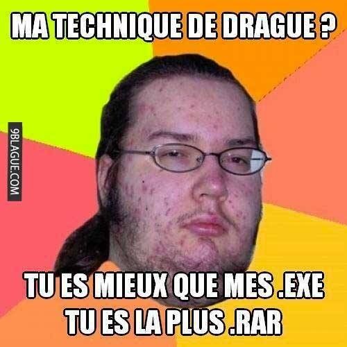 Technique de drague Geek