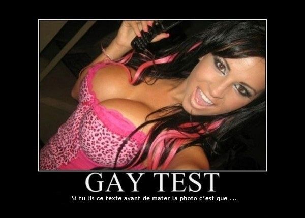 Gay test...