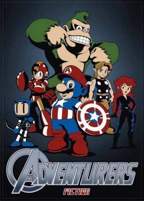 Personnages Nintendo version Avengers