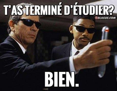 Men in Black et les études