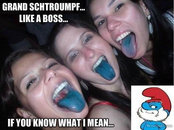 Grand Schtroumpf... Like a boss... If you know what i mean