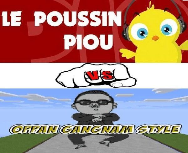 Poussin Piou VS Oppan Gangnam Style