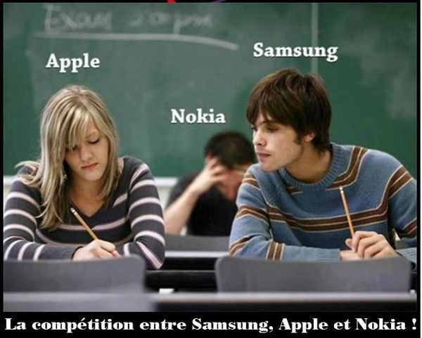 Compétition : Apple VS Samsung VS Nokia