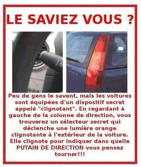 Votre voiture : le saviez vous ?