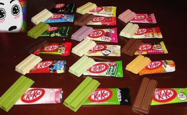 Les versions Kit Kat au Japon