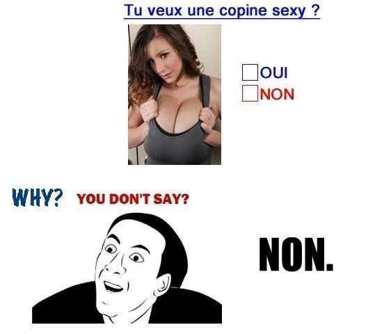 Tu veux un copine sexy ?