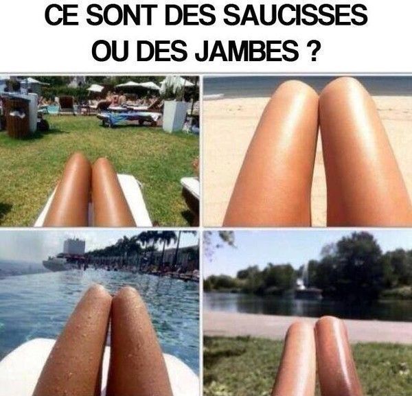 Saucisses ou jambes ???