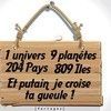 1 univers, 9 planètes...